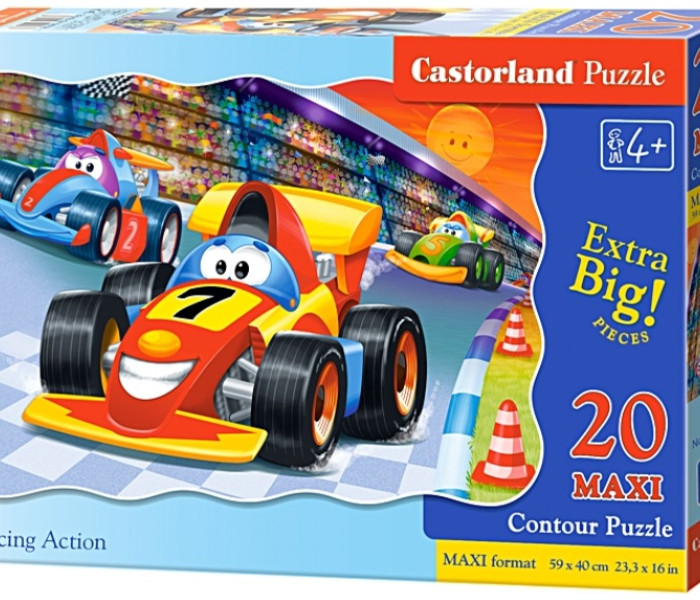 Puzzle - Castorland - Závod formulí - Maxi