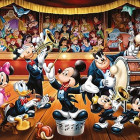 Puzzle - Clementoni - Disney orchestr - Panoramatické puzzle