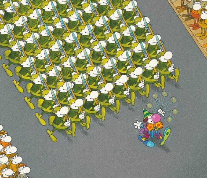 Puzzle - Clementoni - Guillermo Mordillo: Pochod