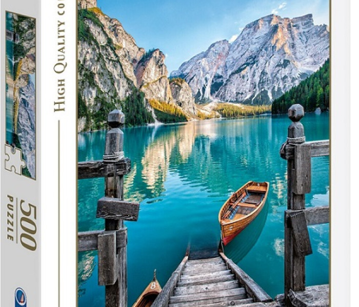 Puzzle - Clementoni - Jezero Braies