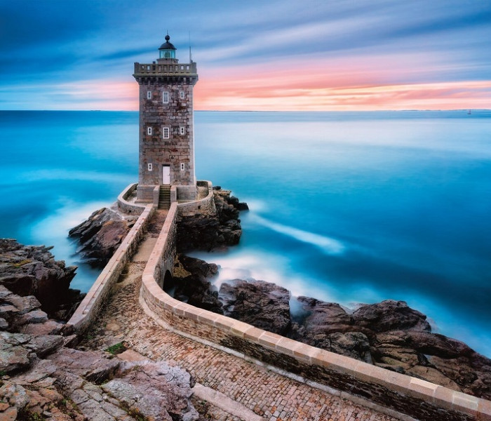 Puzzle - Clementoni - Maják v Bretani, Francie