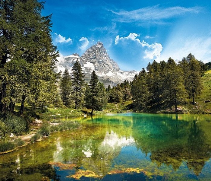 Puzzle - Clementoni - Modré jezero