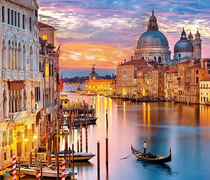 Puzzle - Clementoni - Osvětlené Benátky