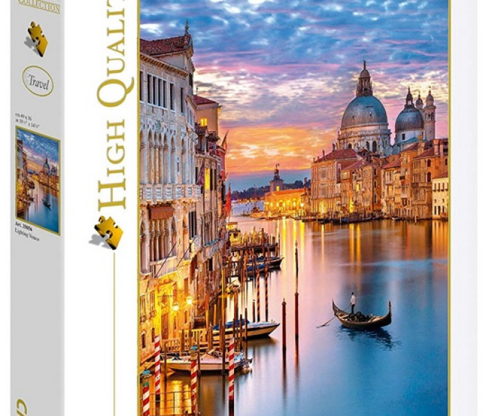 Puzzle - Clementoni - Osvětlené Benátky