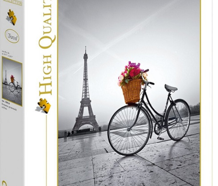 Puzzle - Clementoni - Romantická promenáda v Paříži