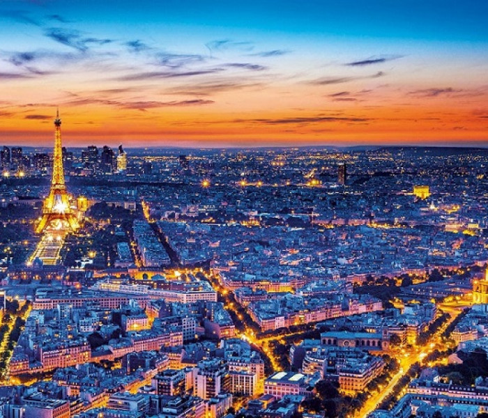 Puzzle - Clementoni - Světla Paříže