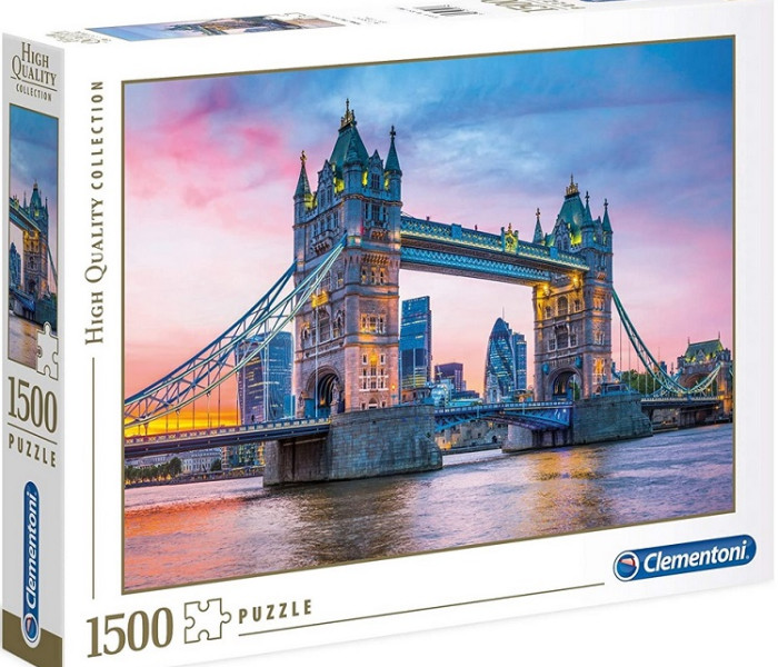 Puzzle - Clementoni - Tower Bridge během západu slunce