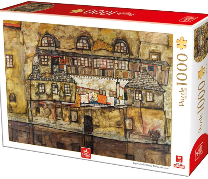 Puzzle - D-toys - Puzzle Dům u řeky