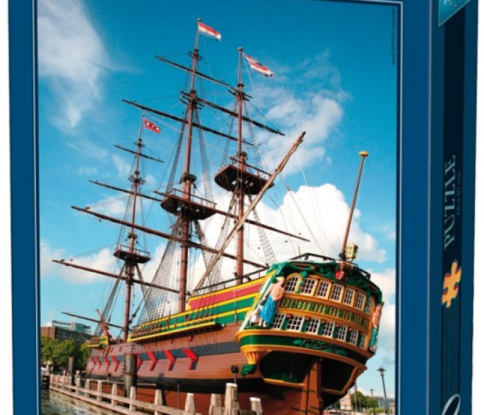 Puzzle - D-toys - Puzzle Historická plachetnice v Amsterdamu