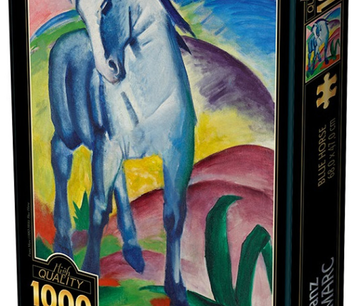 Puzzle - D-toys - Puzzle Modrý kůň