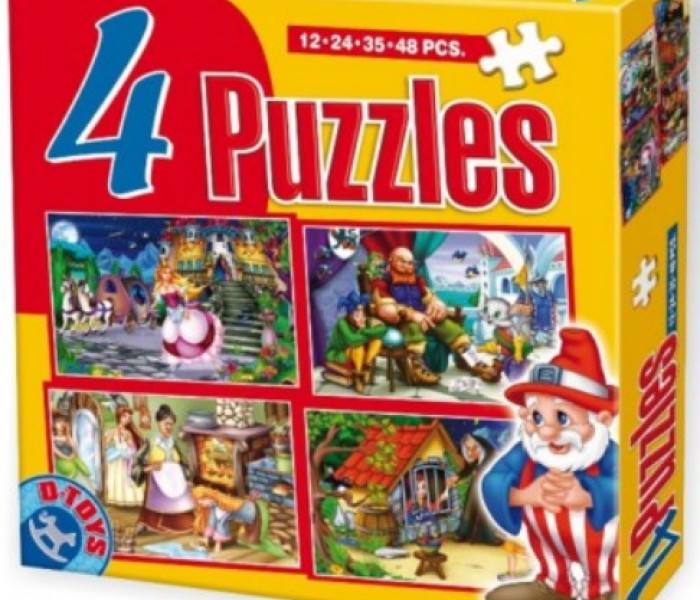 Puzzle - D-toys - Puzzle Naše pohádky - DĚTSKÉ PUZZLE