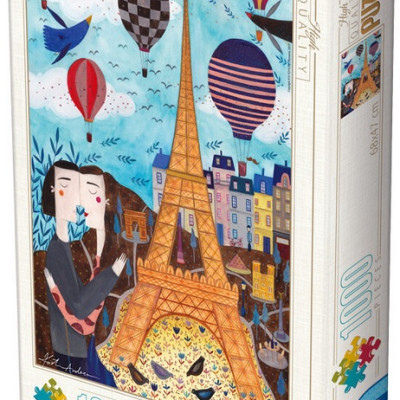 Puzzle Zamilovaná Paříž