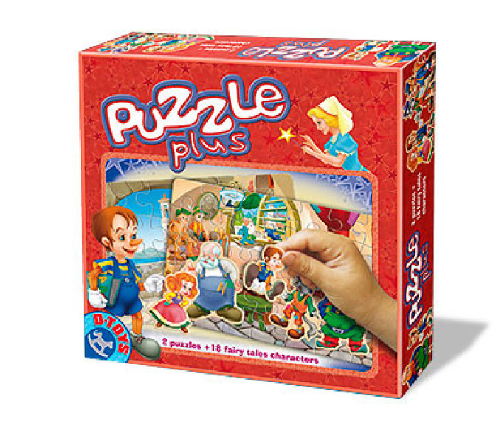 Puzzle - D-toys - Puzzle Pinokio - DĚTSKÉ PUZZLE