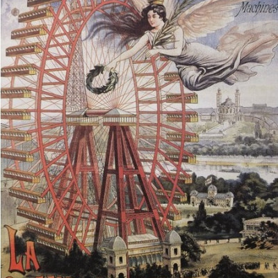 Puzzle Plakát Velké kolo v Paříži