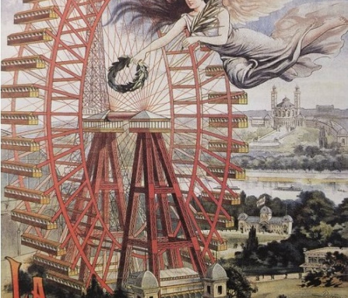 Puzzle - D-toys - Puzzle Plakát Velké kolo v Paříži