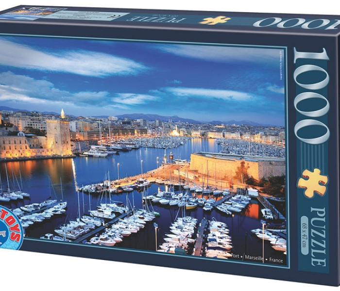 Puzzle - D-toys - Puzzle Přístav Marseille, Francie