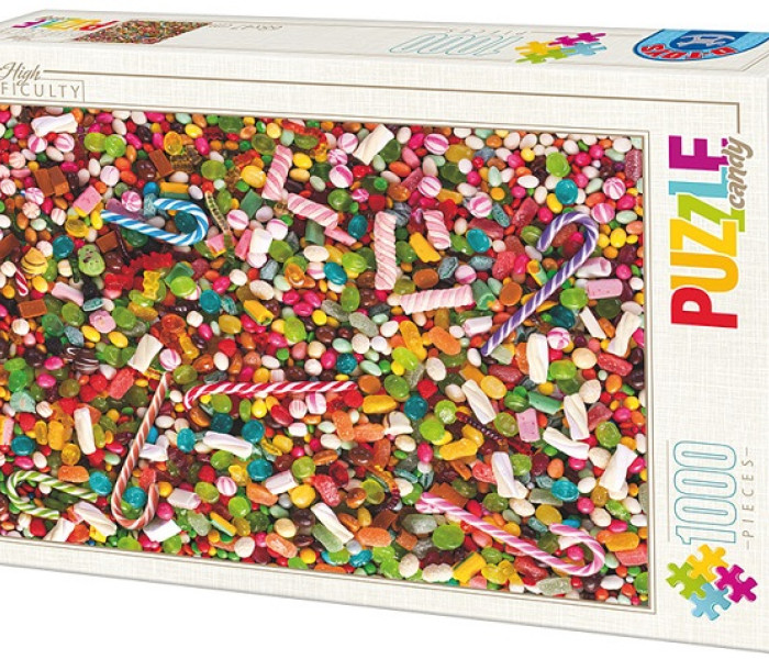 Puzzle - D-toys - Puzzle Sladkosti