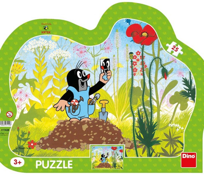 Puzzle - Dino - Krtek a kalhotky