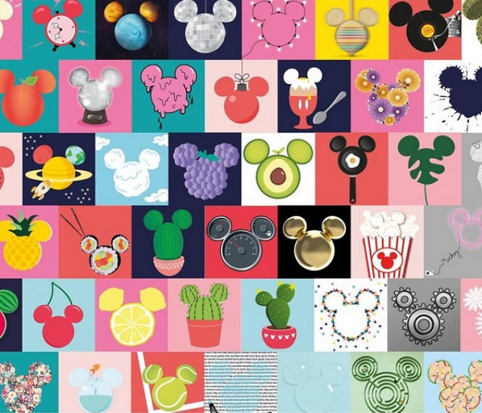 Puzzle - Dino - Mickeyho uši