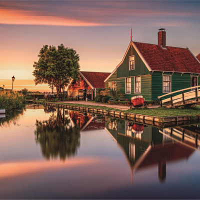 Vesnice Zaanse Schans