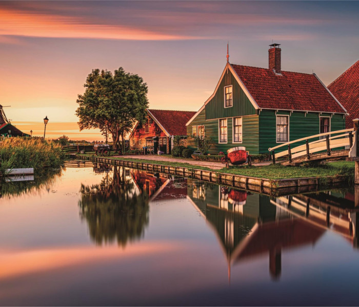 Puzzle - Clementoni - Vesnice Zaanse Schans