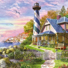 Puzzle - Educa - Maják ve skalní zátoce Rock Bay