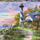 Puzzle - Educa - Maják ve skalní zátoce Rock Bay