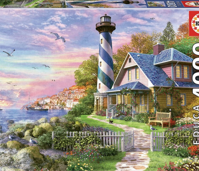 Puzzle - Educa - Maják ve skalní zátoce Rock Bay