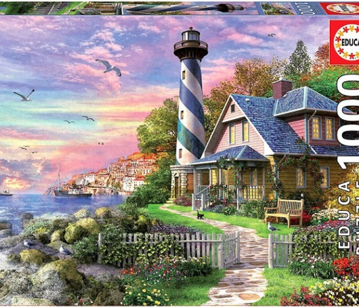 Puzzle - Educa - Maják ve skalní zátoce Rock Bay