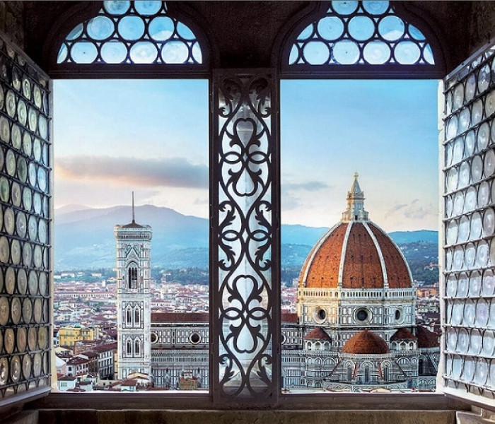 Puzzle - Educa - Pohled na Florencii