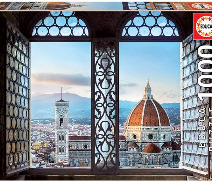 Puzzle - Educa - Pohled na Florencii