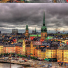 Puzzle - Educa - Pohled na Stockholm, Švédsko