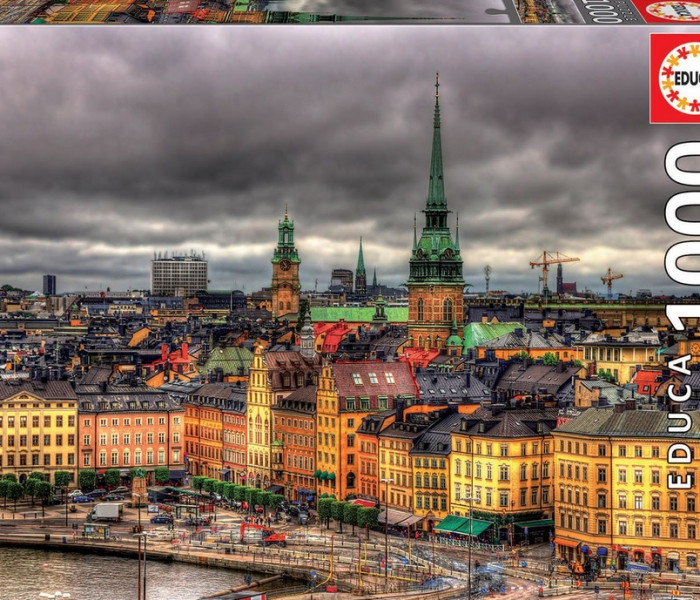 Puzzle - Educa - Pohled na Stockholm, Švédsko