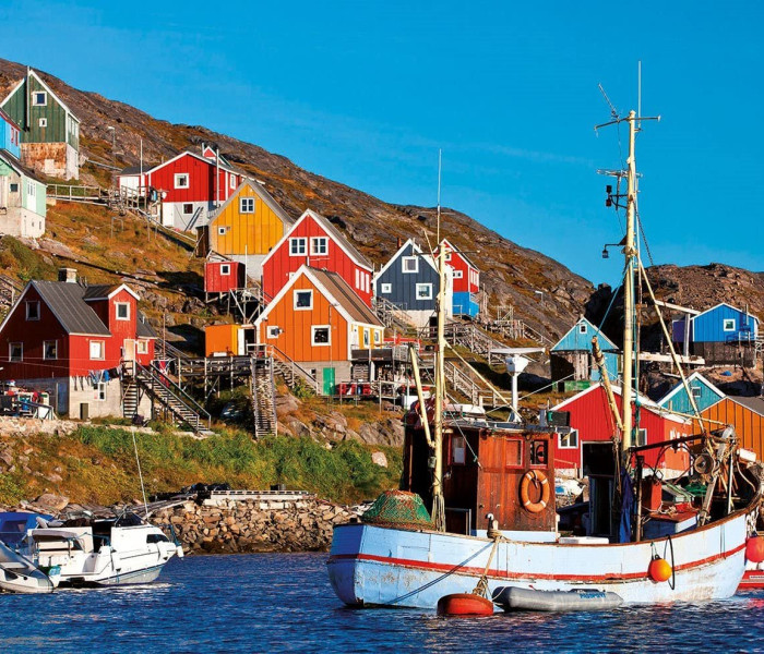 Puzzle - Educa - Severské domky