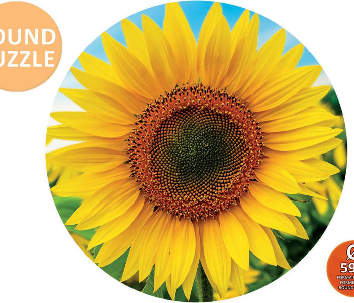 Puzzle - Educa - Slunečnice - Kulaté Puzzle