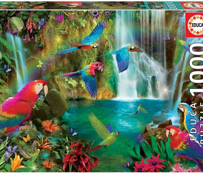Puzzle - Educa - Tropičtí papoušci