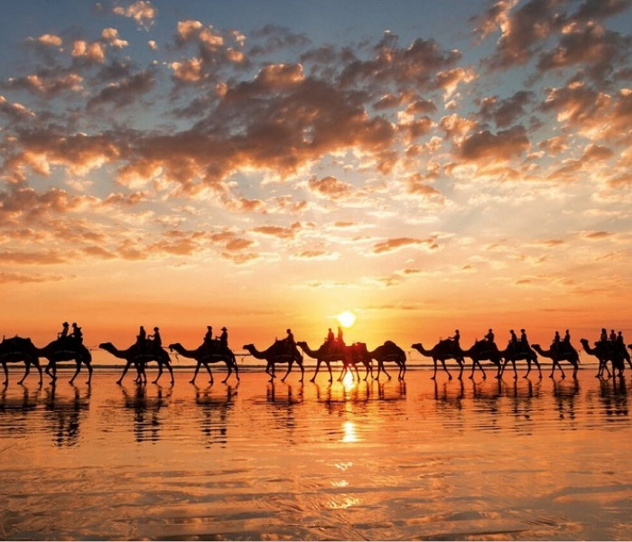 Puzzle - Educa - Zlatý západ slunce, Austrálie