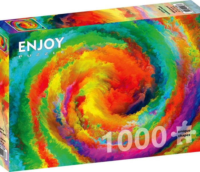 Puzzle - Enjoy - Barevná spirála