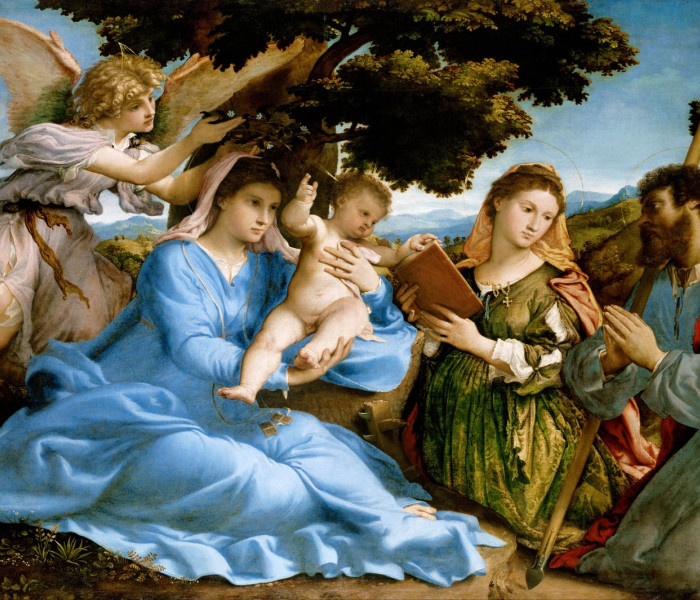 Puzzle - Enjoy - Madona se svatou Kateřinou a Tomášem