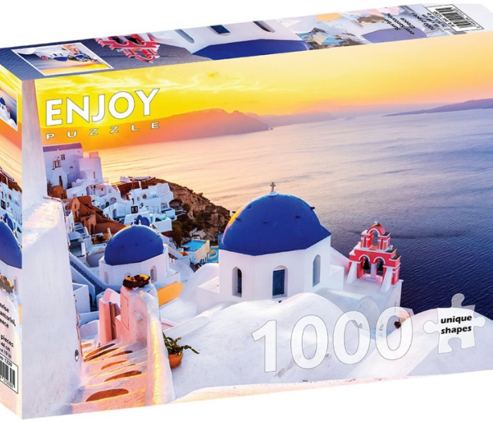 Puzzle - Enjoy - Východ slunce nad Santorini