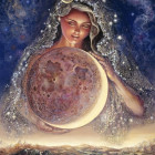 Puzzle - Grafika - Bohyně měsíce