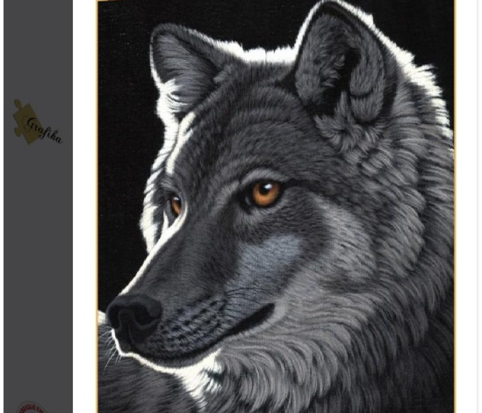 Puzzle - Grafika - Noční vlk