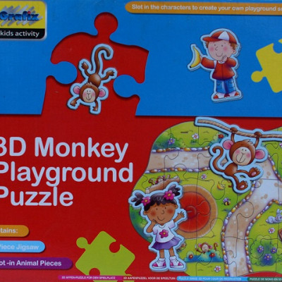 Opičí hřiště - 3D Puzzle