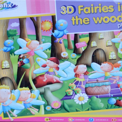 Víly v lese - 3D Puzzle