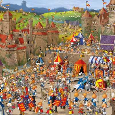 Králíčí turnaje - Triangular puzzle