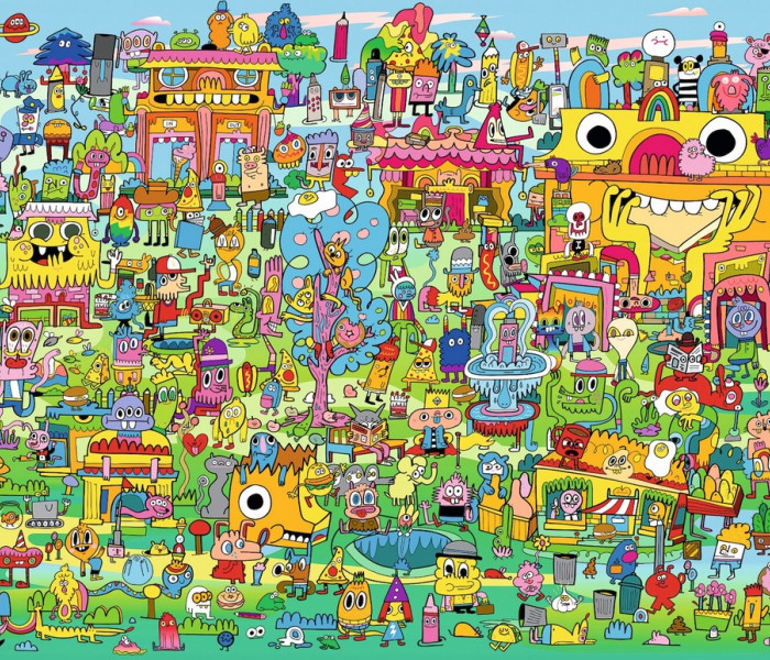 Puzzle - Heye - Malovaná vesnice