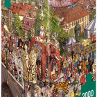 Puzzle - Heye - Pouliční slavnost - Triangular puzzle