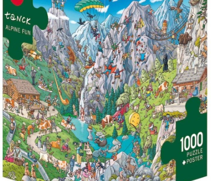 Puzzle - Heye - Zábava v Alpách - Triangular Puzzle