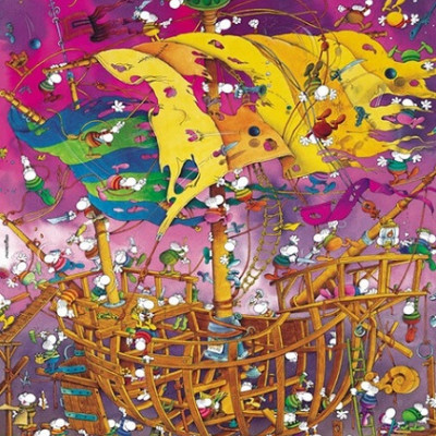 Záchrana lodě - Triangular puzzle