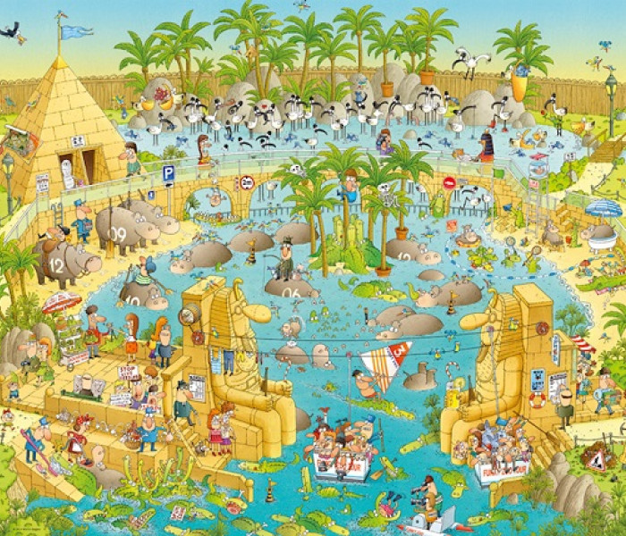 Puzzle - Heye - ZOO - expozice Nilu